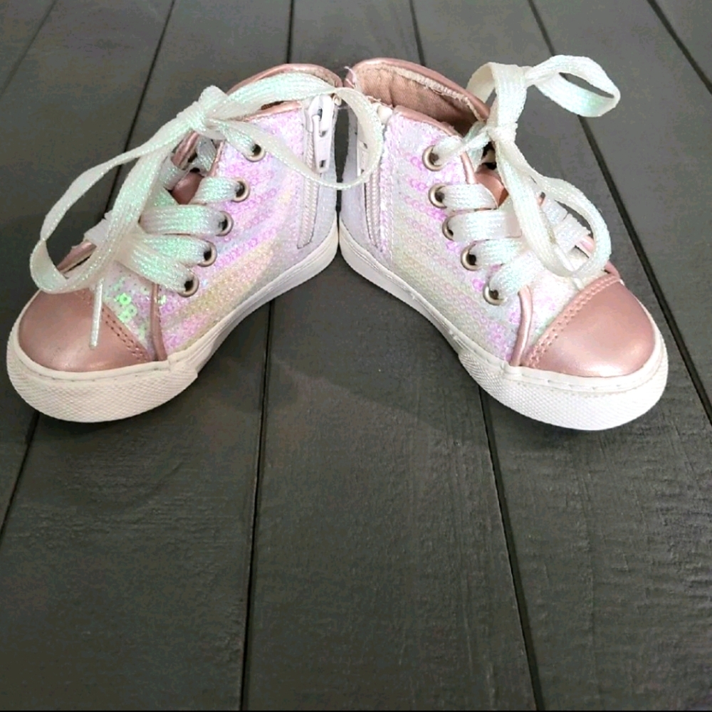 Sequin sneakers